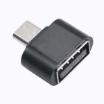 OTG перехідник Micro-USB - USB 2.0 адаптер Чорний
