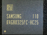 Мікросхема пам'яті GDDR5 FBGA170 Samsung HC25 K4G80325FС-HC25 (619)