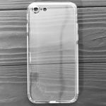 Силикон 0.5mm с заглушками+защита камеры iPhone 7/8 Clear