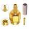 Разъем RP-SMA male прямой RP-SMA-J-1.5 пайка, обжим для кабелей RG-316, RG-174, RG-178