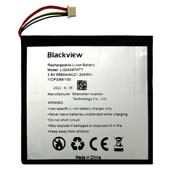Акумулятор для планшета Blackview Tab 5 / Tab 6 / Li32A097HTT / 5580 mAh