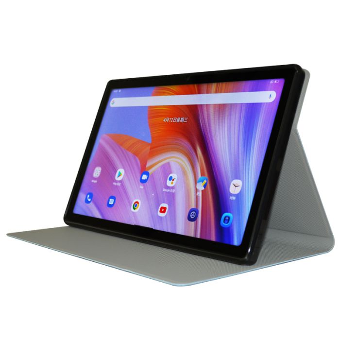 Чехол книжка для планшета Blackview Tab 11 / Tab 11 SE / подставка / силиконовая основа / серый
