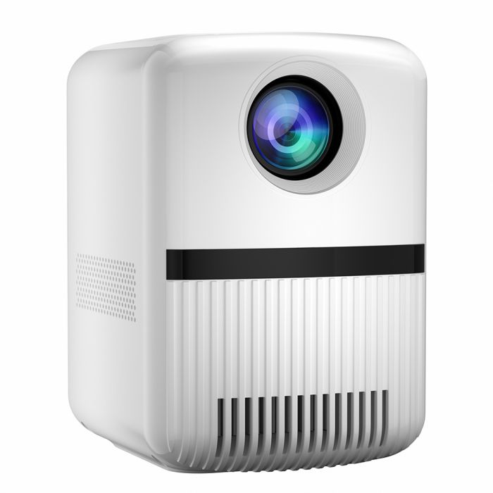 Мультимедійний проектор A6 / 1080P HD / 4K / WIFI / Bluetooth / HDR / USB / HDMI / Android 4+64 ГБ White