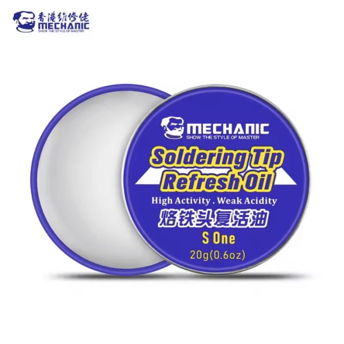 Олія для очищення відновлення жал паяльника Mechanic S One, 20г