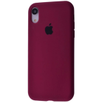Чохол Silicone Case Full для iPhone XR marsala