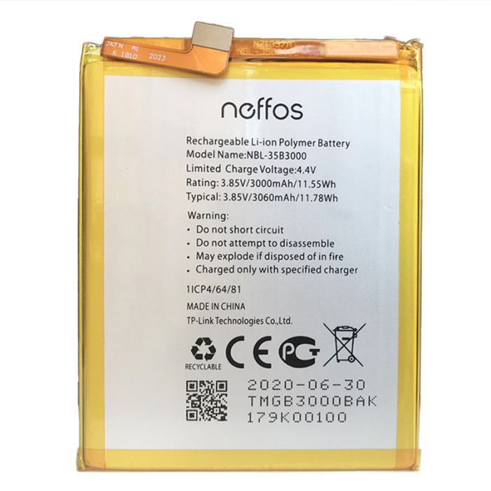Акумулятор для TP-Link Neffos C7 TP910A / X9 TP913A (NBL-35B3000)