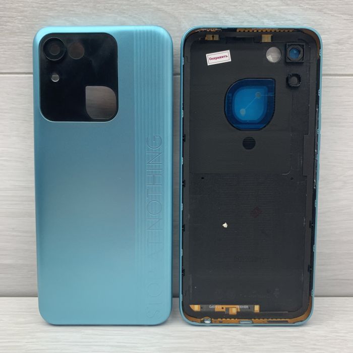 Задня кришка для Tecno Spark 8C (KG5k) Cyan
