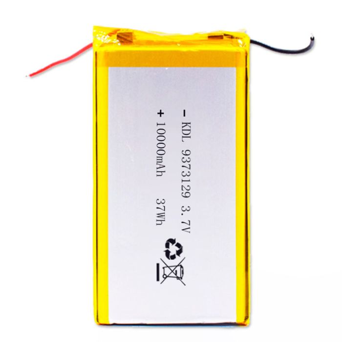 Акумулятор літій-полімерний 10000mAh для Power Bank / 3.7V / 129x73x9.3 mm