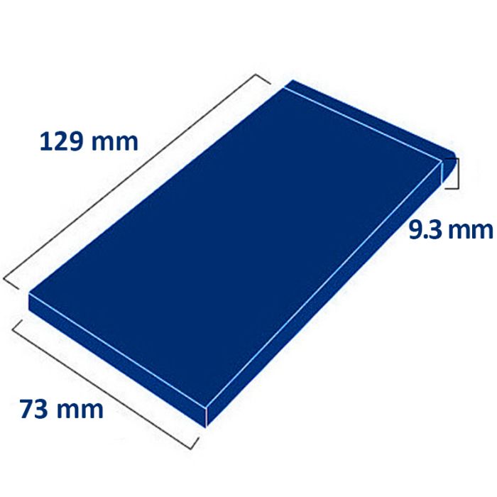 Акумулятор літій-полімерний 10000mAh для Power Bank / 3.7V / 129x73x9.3 mm