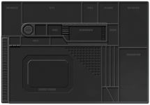 Теплоізоляційний силіконовий килимок TE-702 для ремонту смартфонів, ноутбуків, техніки / 550x380 мм Black