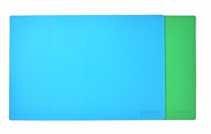Теплоізоляційний силіконовий килимок TE-706 для ремонту / універсальний / великий / 500x350 мм Blue