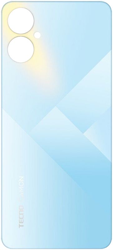 Задняя крышка для TECNO Camon 19 Neo (CH6i) Ice Mirror Blue