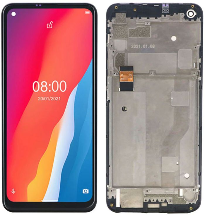 Дисплей + сенсор с рамкой Ulefone Note 11P Black - p/n: F663056VB