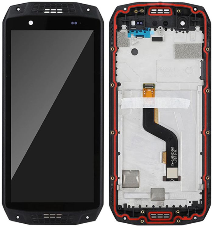 Дисплей + сенсор с передней панелью для Ulefone Power Armor 15 Black