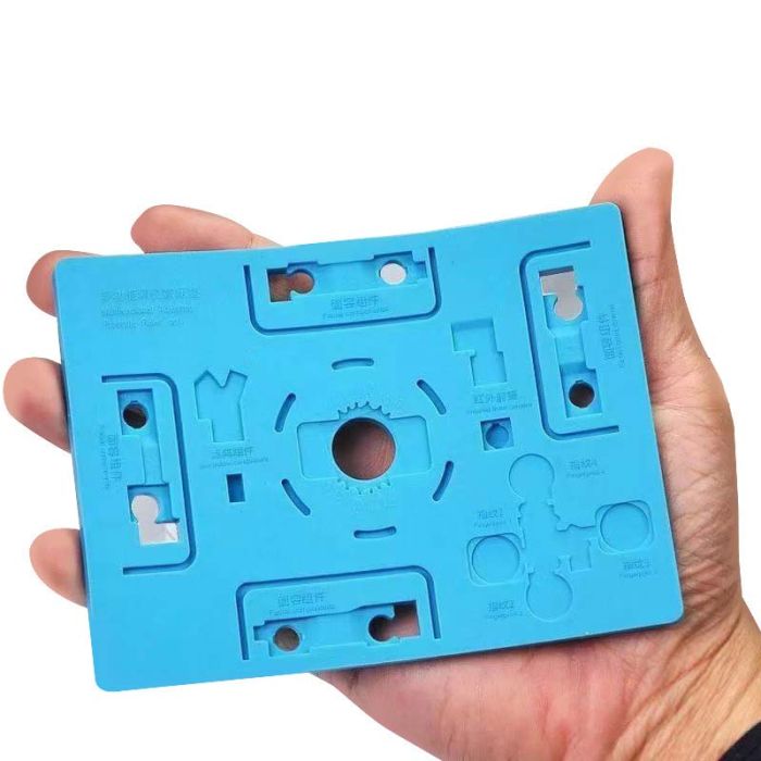 Силиконовый коврик Mechanic V67 термостойкий, для ремонта FaceID iPhone X/XS/11/12 / CPU A8-A13 / 131x97 мм