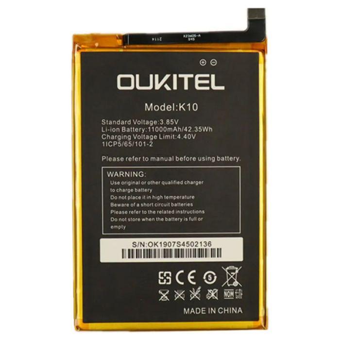 Акумулятор для Oukitel K10 / 11000 mAh