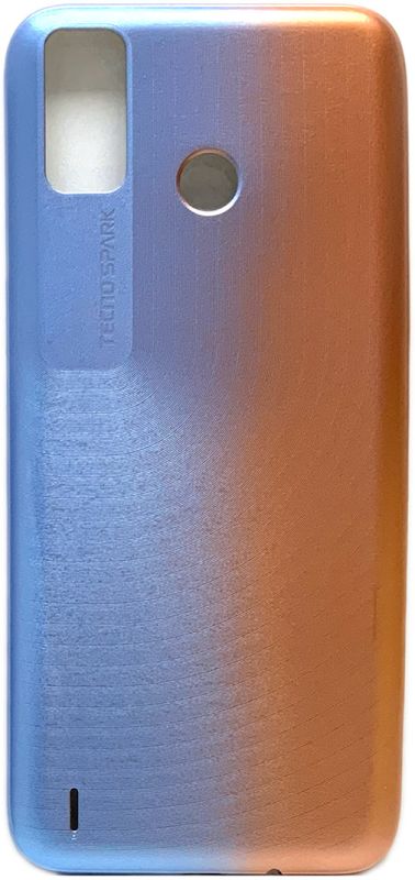 Задняя крышка для TECNO Spark 6 Go (KE5) Orange/Blue