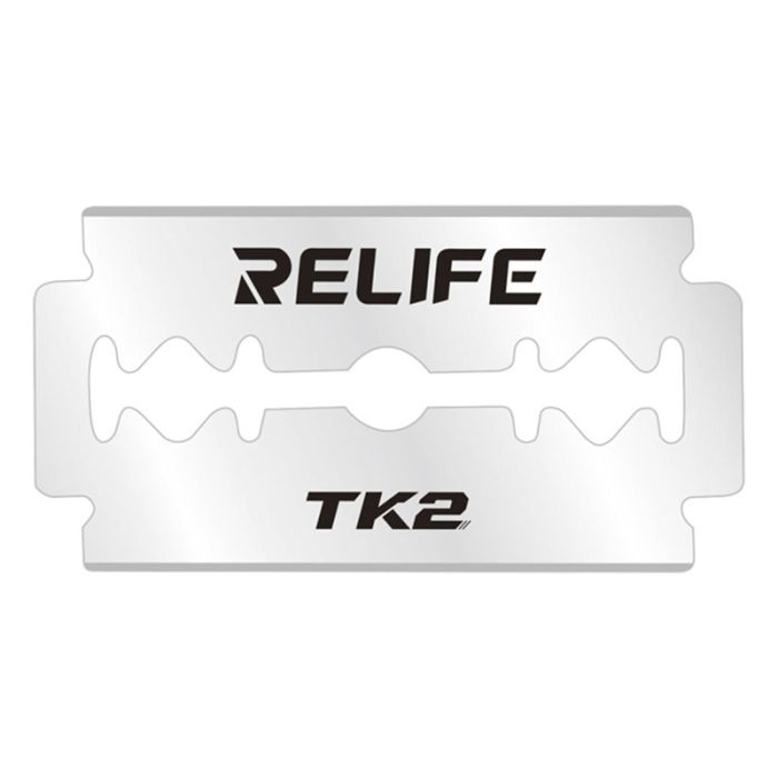 Лезвия двусторонние RELIFE TK2 из нержавеющей стали для разделения экрана, упаковка 10 шт.