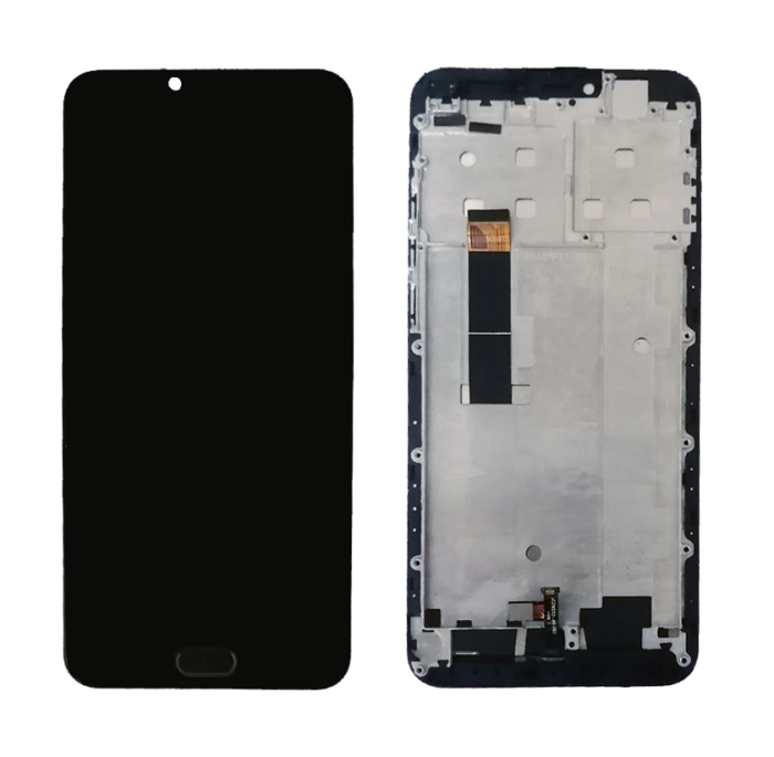 Дисплей + сенсор с рамкой Doogee Y7 Plus Black - p/n: HCT-T900N-MFPC-1.0