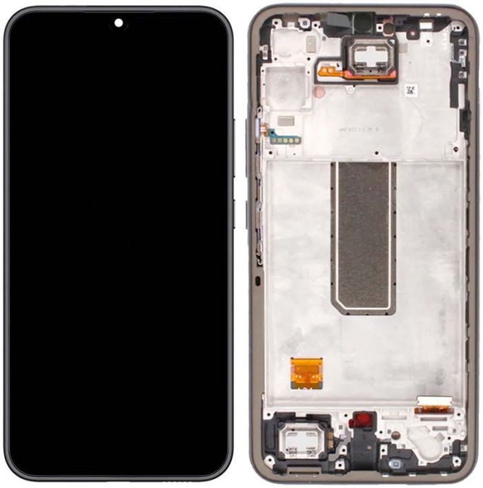 Дисплей + сенсор з рамкою Samsung A34 5G A346 Black (Incell) - p/n: A34 BX 39 40 1 2