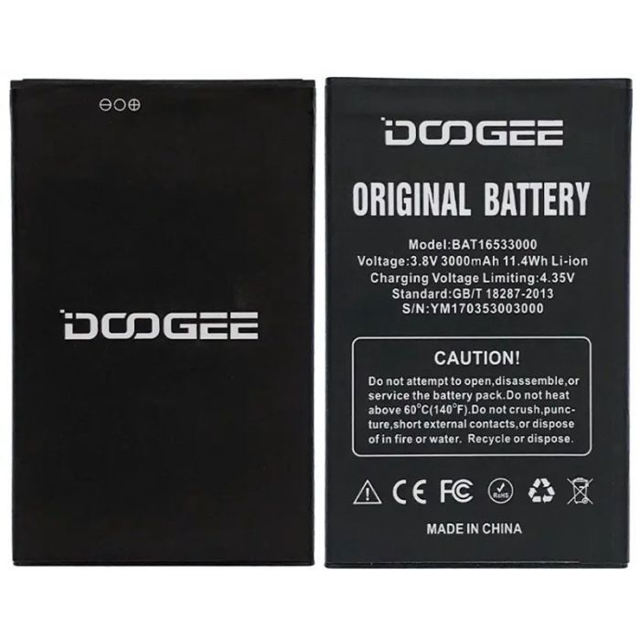 Аккумулятор для Doogee X9 Pro (3000 mAh) BAT16533000