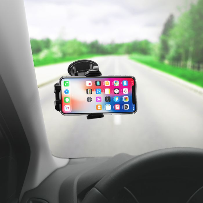 Автодержатель Hoco CA31 cool run suction cup car holder Black
