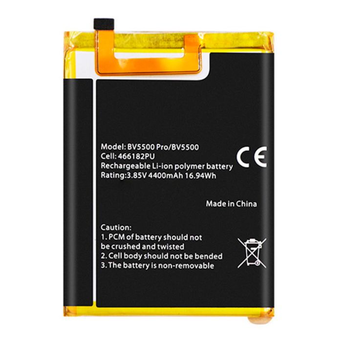 Аккумулятор для Blackview BV5500 / BV5500 Pro (4400 mAh) 466182PU