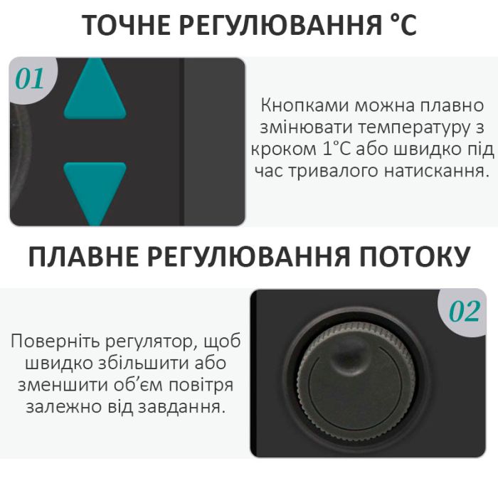 Паяльная станция 2 в 1 паяльник + фен QUICK 8586D+ 800 Вт / 100-500°С / 30 л/мин