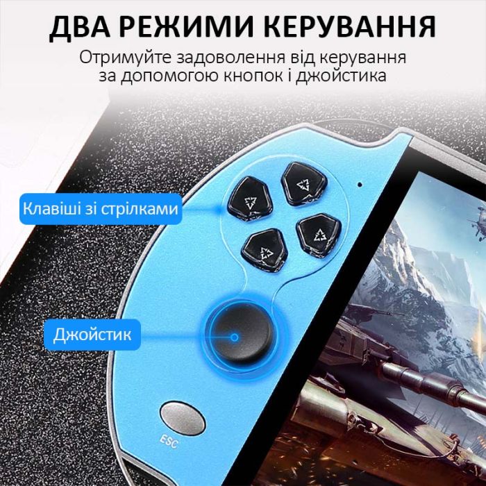 Портативная игровая приставка X12 Plus / 7'' / 16Gb / 10000+ ретро игры / подключение к TV / 2500mAh