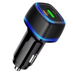 Автомобільний зарядний пристрій 38W Profit ES-D101 PD20W QC USB C+A (Black)