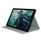 Чехол книжка для планшета Blackview Tab 15 / Tab 15 Pro / подставка / силиконовая основа / розовый