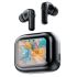 Бездротові навушники LX-10 TWS Earbuds з LED дисплеєм, Bluetooth 5.4, ANC + ENC, 320mAh Black