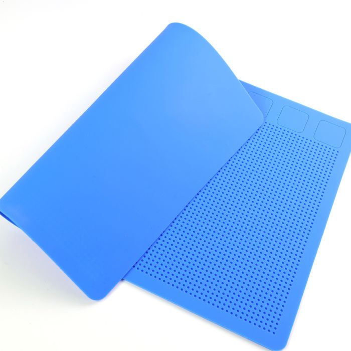 Коврик силиконовый TELIJIA TE-740 для поклейки стекла, пленки Blue