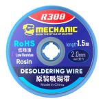 Оплетка для снятия припоя Mechanic R300 / длина 1.5 м / ширина 2.0 мм