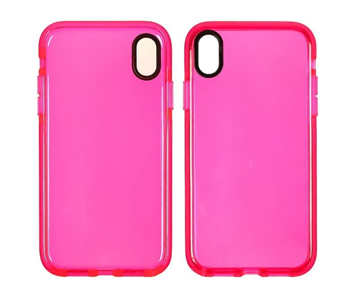 Чохол Clear Neon для Apple iPhone XR Рожевий