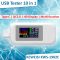 Многофункциональный USB тестер KEWEISI KWS-1902C Type-C / 10 в 1 / QC3.0 / 4-30V / 5A White