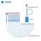 Кабелі для блоків живлення Sunshine SS-905D V10.0 / роз'єми для плат iPhone 6S - 16 Pro Max / Android
