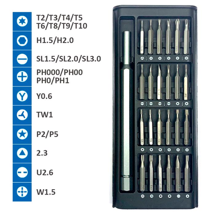 Набір викруток Masters TM-6025 / 25 в 1 / універсальний / прецизійний / для ремонту
