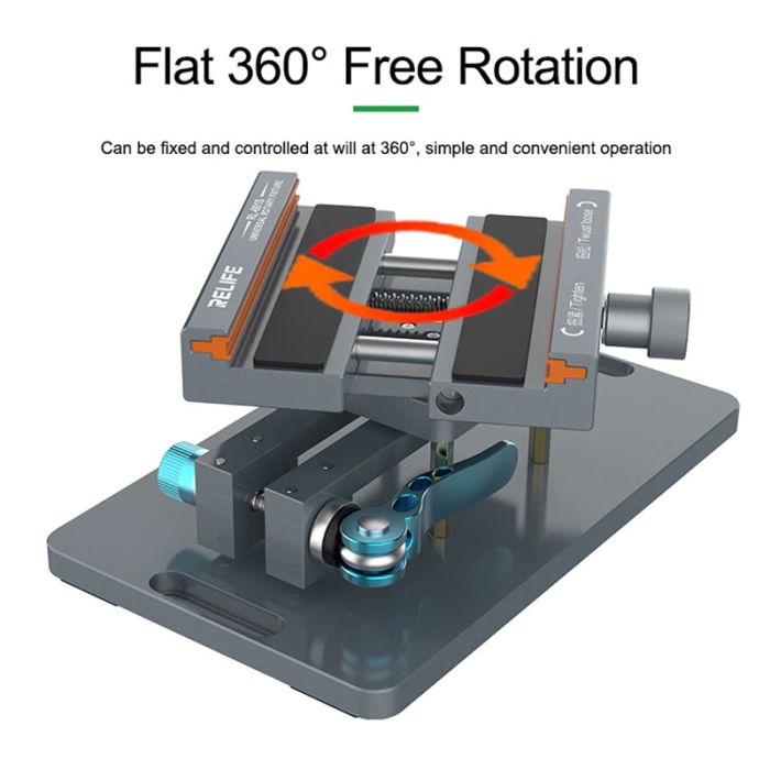 Тримач RELIFE RL-601S для ремонту смартфона поворотний 360°