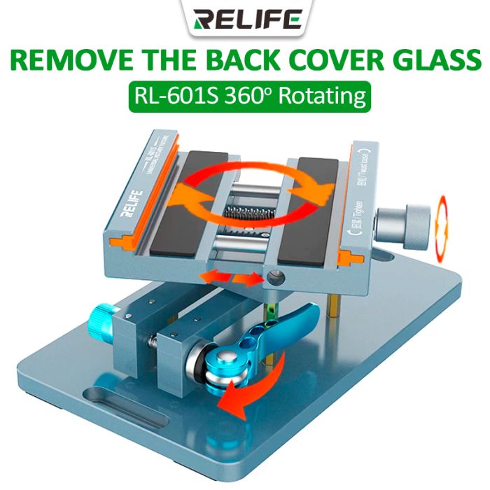 Тримач RELIFE RL-601S для ремонту смартфона поворотний 360°