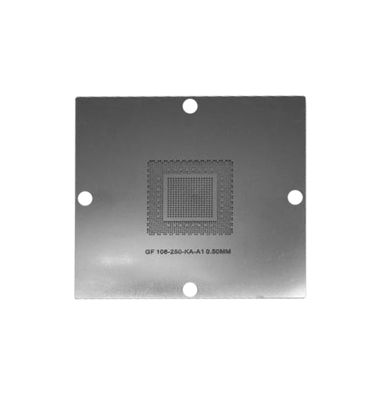 Трафарет BGA прямого нагрева GF106-250-KA-A1 (0.50mm) 90 x 90 mm