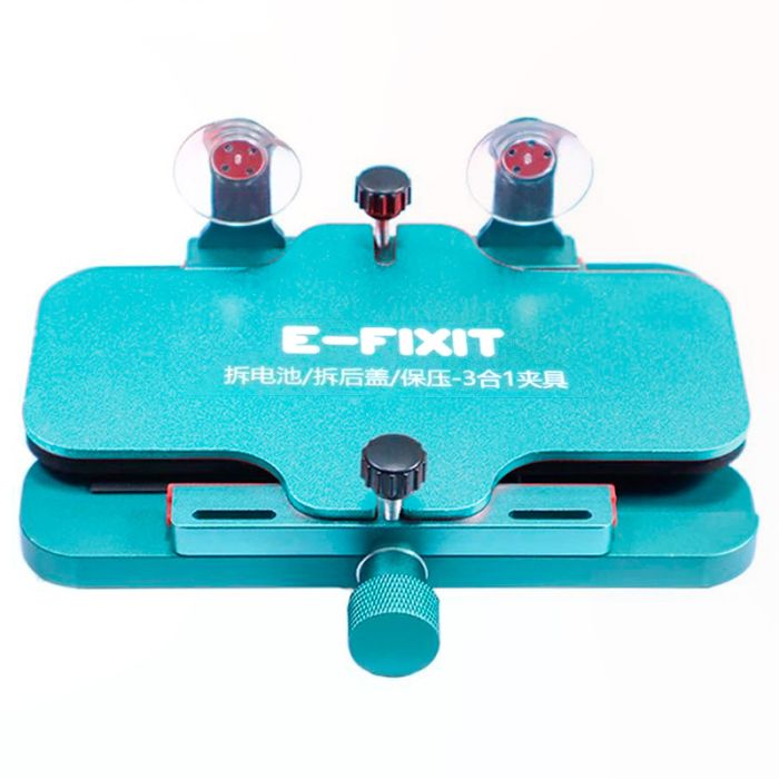 Тримач + затискач E-FIXIT 3 в 1 для ремонту смартфона, дисплея, задньої кришки