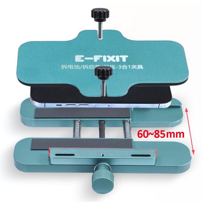 Тримач + затискач E-FIXIT 3 в 1 для ремонту смартфона, дисплея, задньої кришки