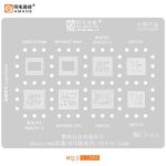 Трафарет BGA Amaoe MQ:3 (v 2.0) SM8250 RAM/MT6885Z RAM/SM7250/SM8250 CPU/MT6885Z CPU/SM6125/SM7150 (0.12mm)