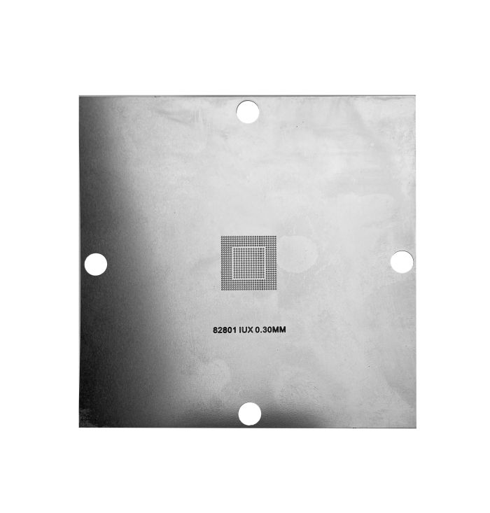 Трафарет BGA прямого нагрева 82801 IUX (0.30 mm) 90 x 90 mm