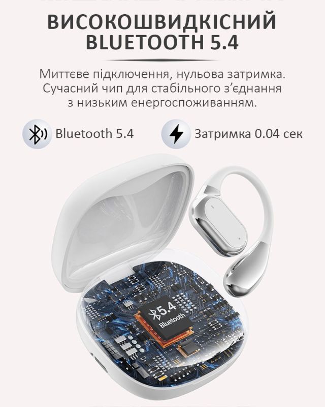 Навушники бездротові Q18 TWS Earbuds з LED дисплеєм, Bluetooth 5.4, ENC, 300mAh Black