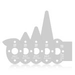 Набор металлических карт Amaoe DP1-5 медиатр, съемник, гибкая пластина, для разборки корпусов, техники
