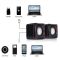 Колонки 2.0 JEDEL JD-CK4 USB+3.5mm, 2x3W, 90Hz- 20KHz, с регулятором громкости, Black, BOX