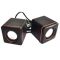 Колонки 2.0 JEDEL JD-CK4 USB+3.5mm, 2x3W, 90Hz- 20KHz, с регулятором громкости, Black, BOX