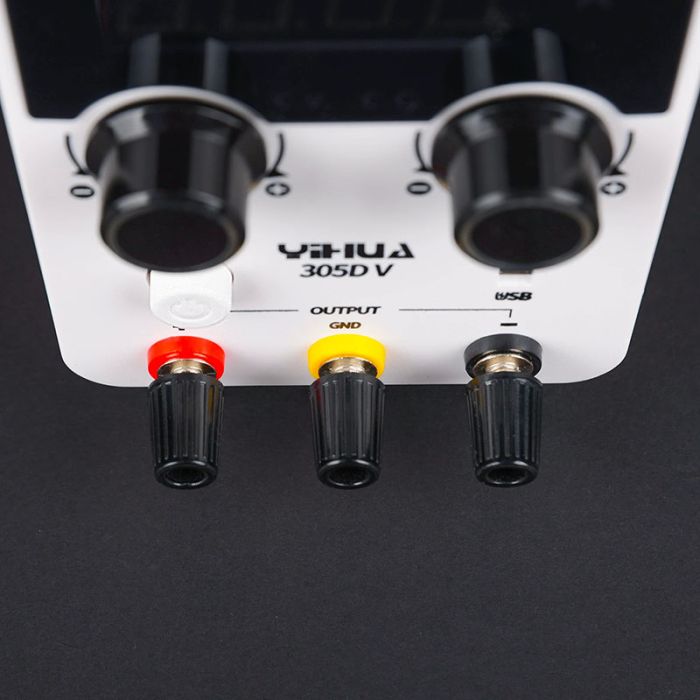 Блок живлення YIHUA 305D-V імпульсний / компактний / USB Quick Charge / 30В 5А / 150 Вт
